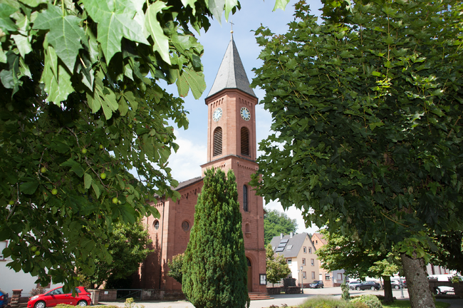 Die Ortsmitte von Bruchweiler-Bärenbach